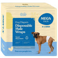 Comfortable Super Absorbent Disposable Male Dog Diapers 30-Pack U60713