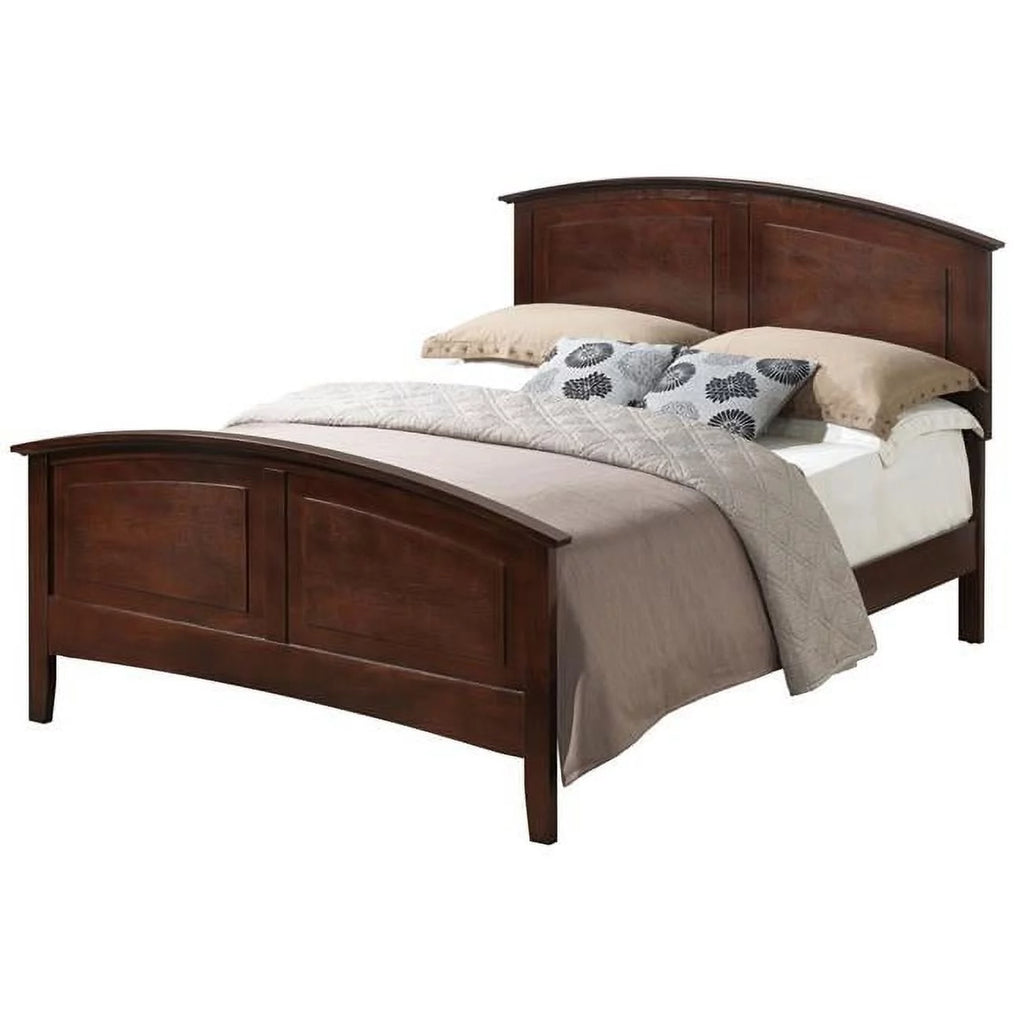 Cappuccino Full Size Panel Bed X51952