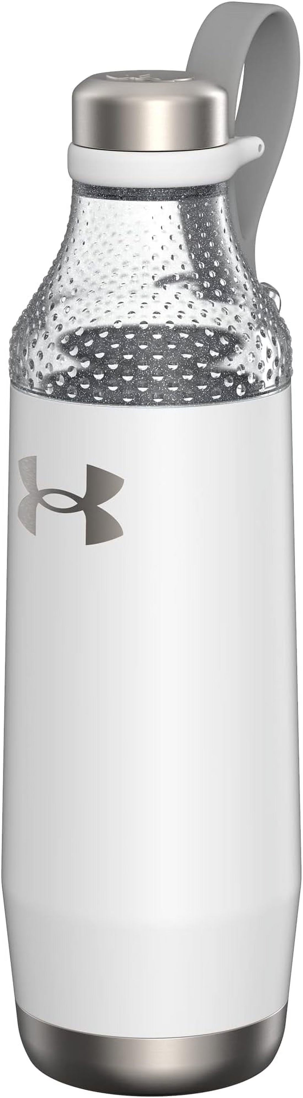 22oz Satin White Water Bottle E250