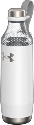 22oz Satin White Water Bottle E250