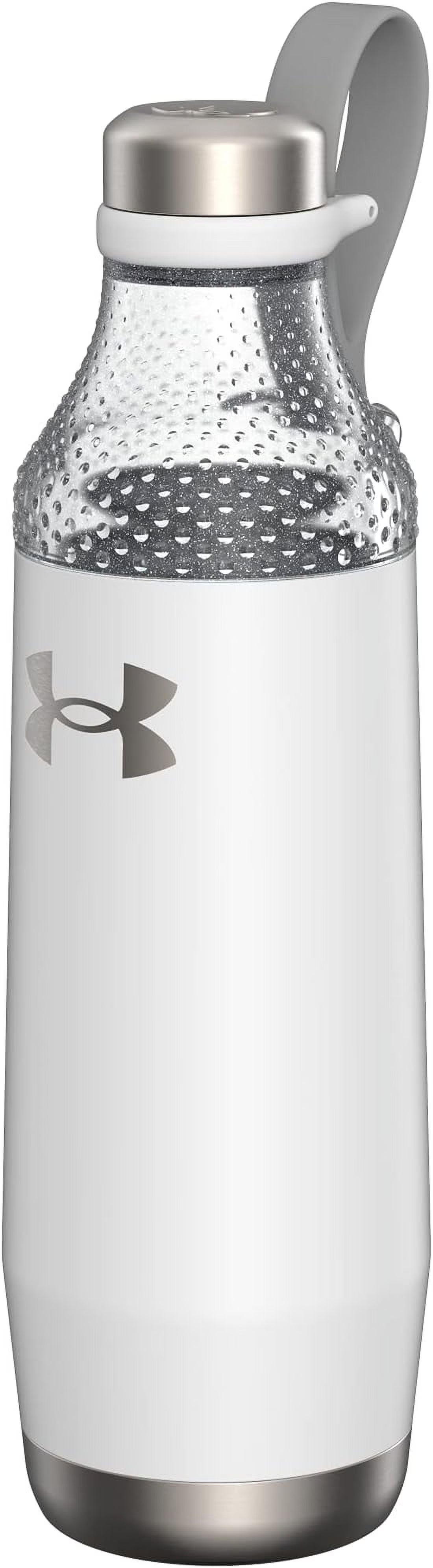 22oz Satin White Water Bottle E250