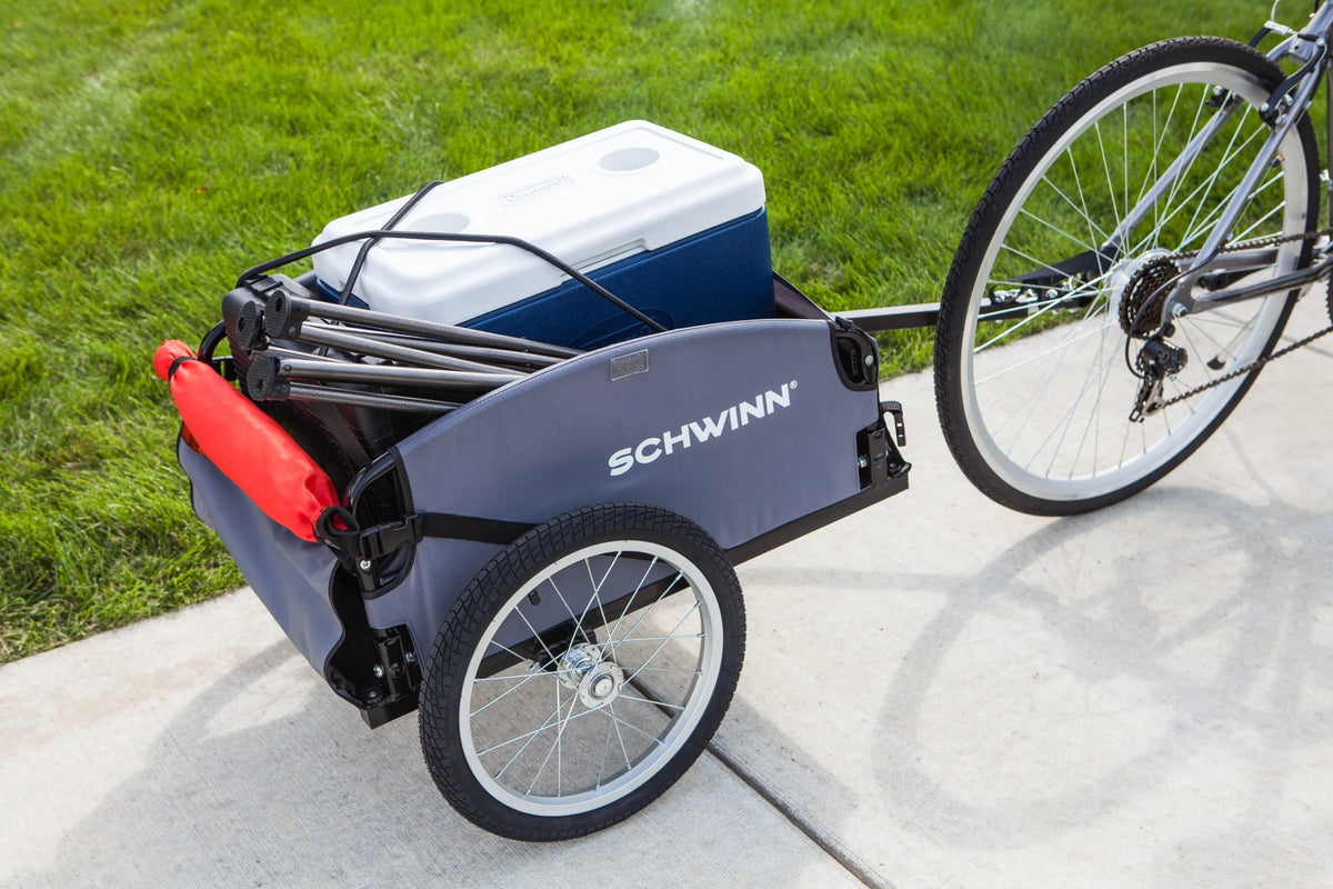 Cargo Trailer, 100 lbs capacity, gray / red Z43076