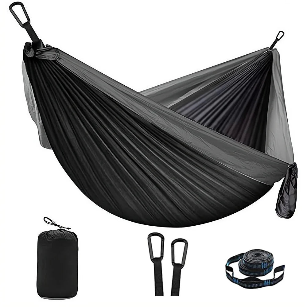 Camping Hammock Double Portable Dark Green I68062