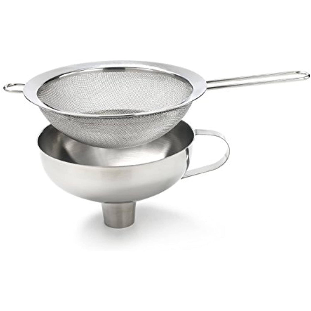 Stainless Steel Funnel Combination and Sieve J527822