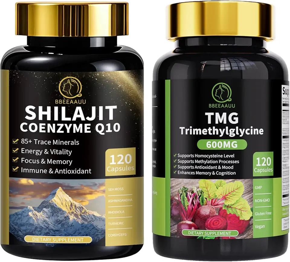 Shilajit Capsules with Sea Moss & TMG K6337