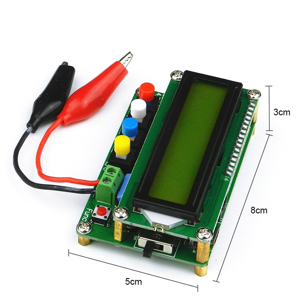 High Precision L/C Meter Digital Capacitor Tester with USB Data Cable Pack of 2 P549