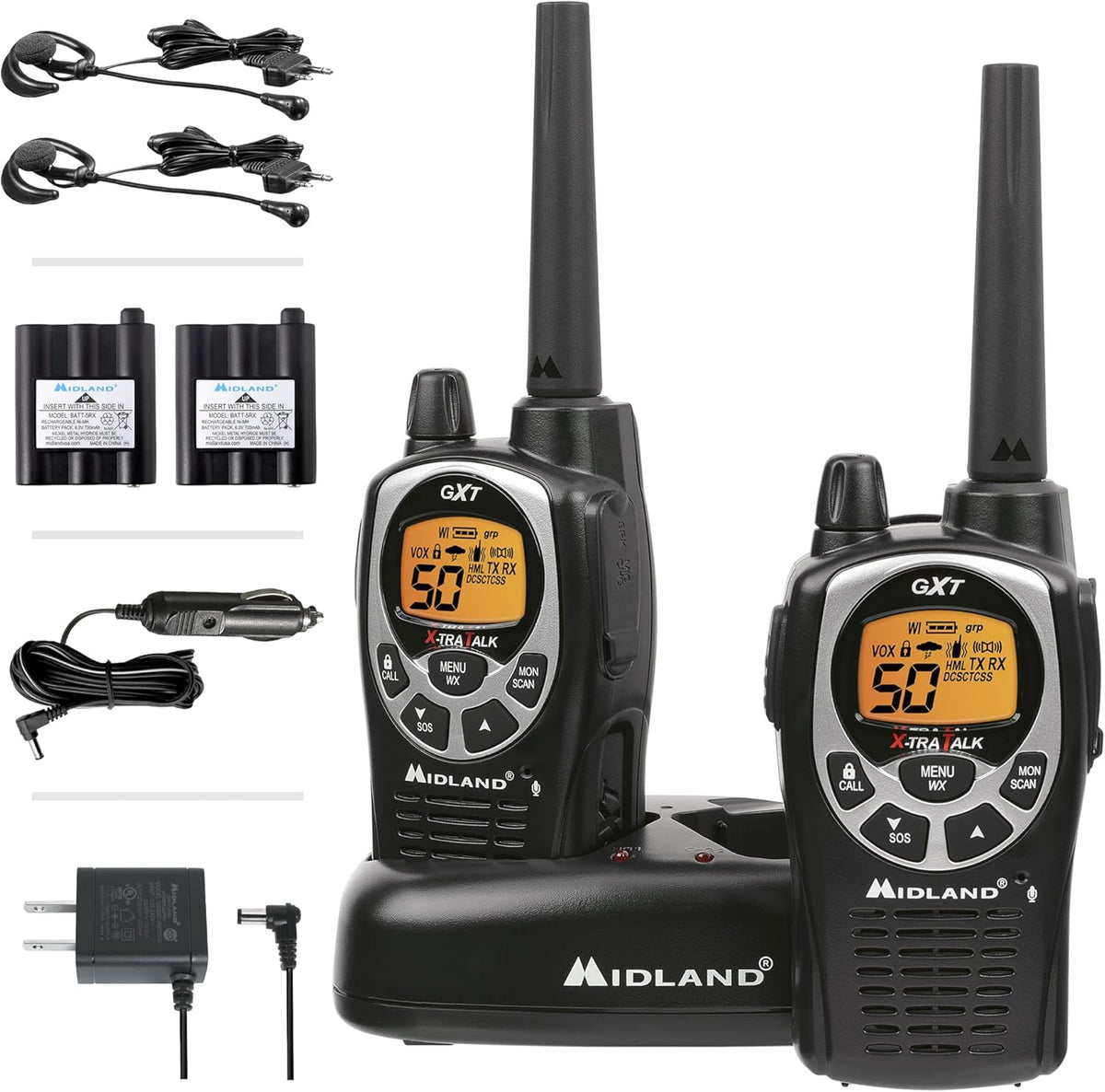 50 Channel GMRS Two-Way Radio, Mossy Oak Camo, 2-Pack K437