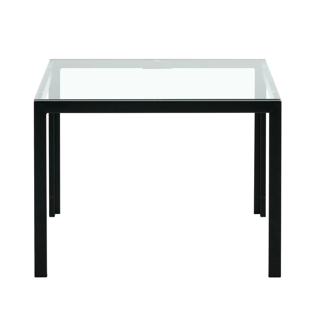 Coffee Table Set of 2 Tempered Glass W50325