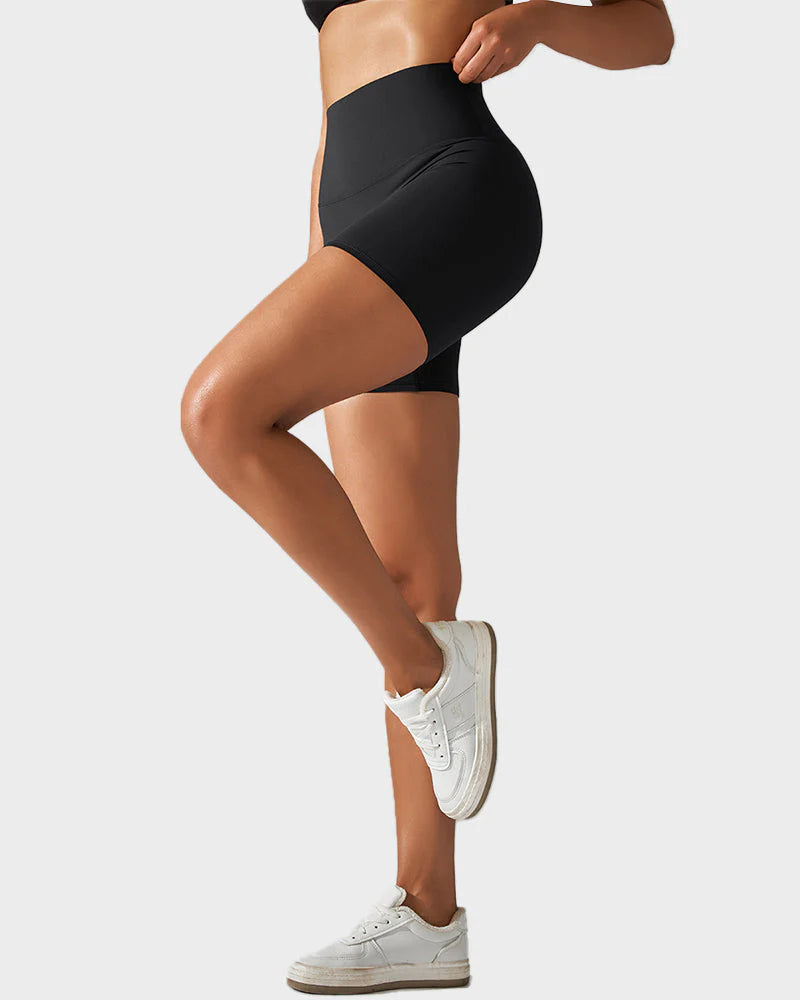 High-Waist Mesh Boyshorts O65166