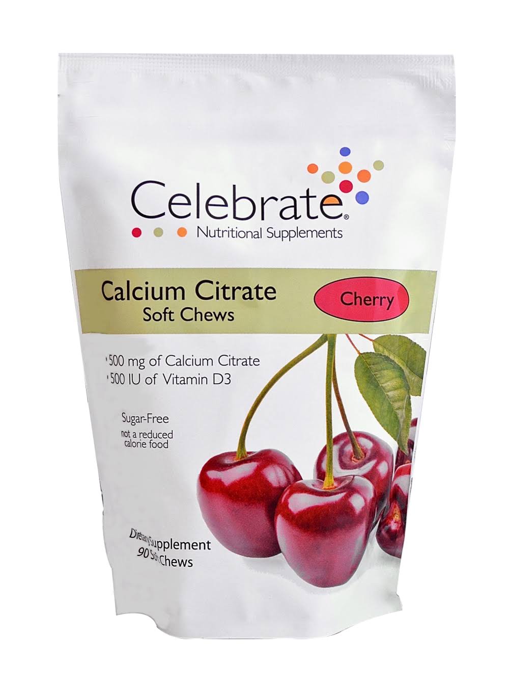 Calcium Citrate Soft Chews Cherry 90 Count S20250