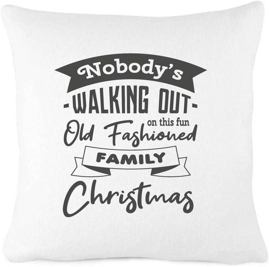 Christmas Pillow Cover Cotton Linen Throw A8268