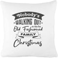 Christmas Pillow Cover Cotton Linen Throw A8268