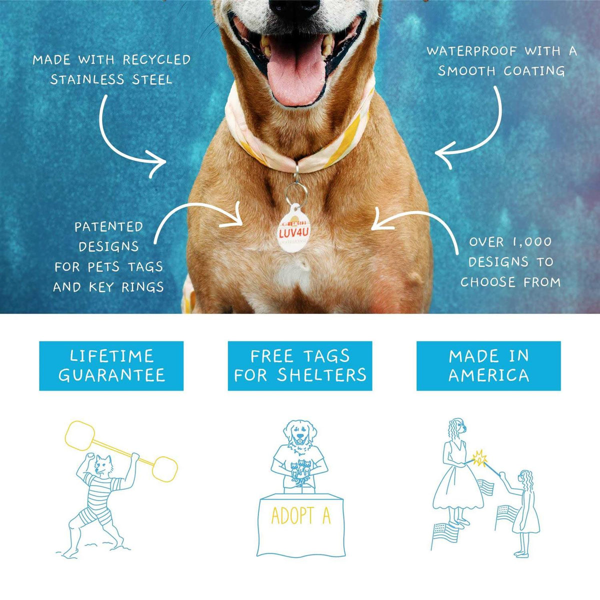 Microchip Alert Personalized Dog & Cat ID Tag T5087