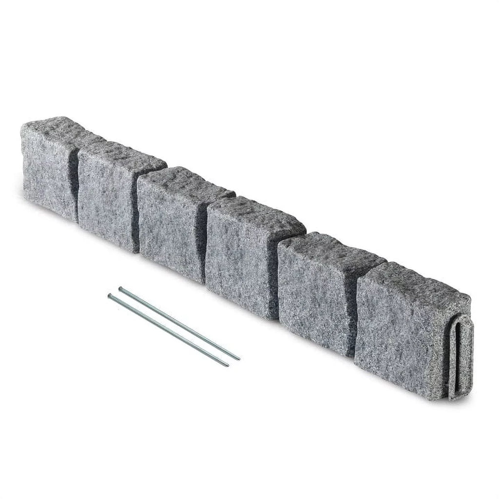 6-Block Section of Edging with 2 Securing Spikes V935