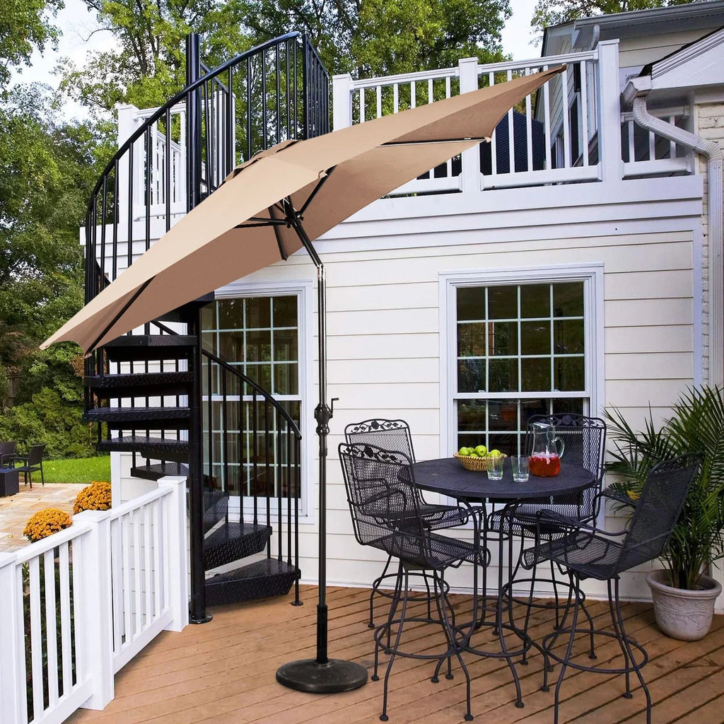 10FT Beige Patio Umbrella D6934