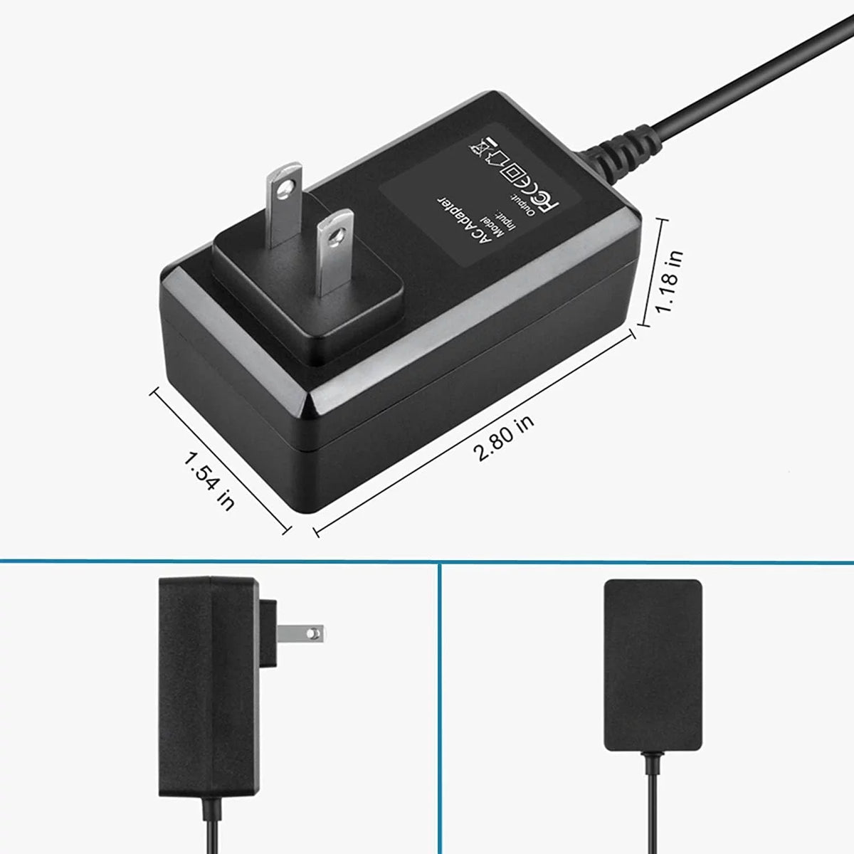 15V AC/DC Power Supply Cord Cable Charger W86469