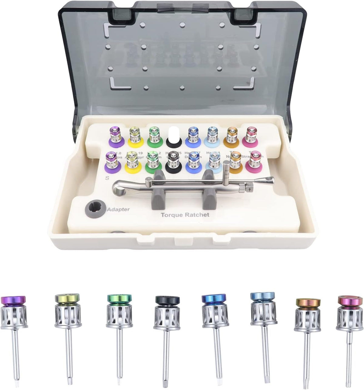 16pcs Screwdriver Repair Tool Kit with Torque Wrench Y374