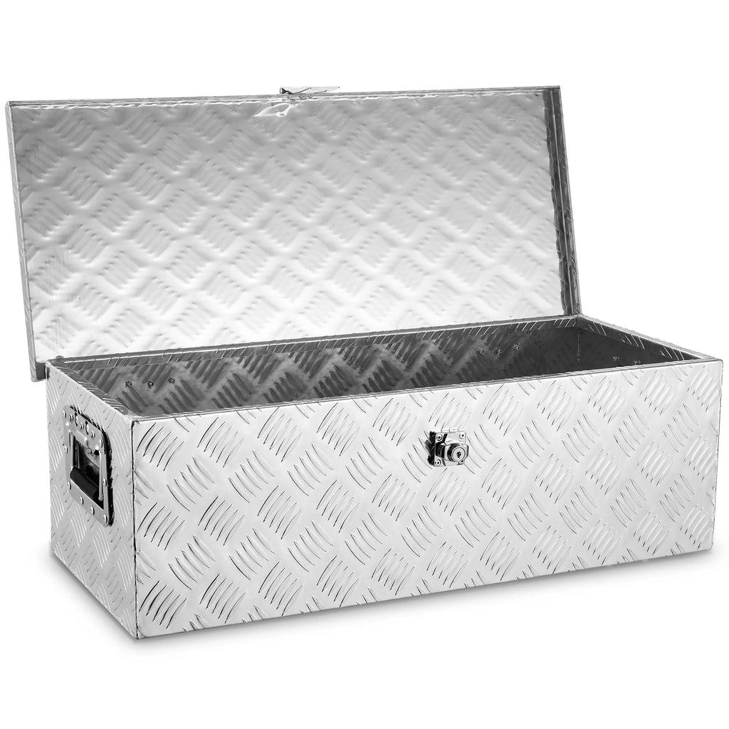 Aluminum Tongue Storage Tool Box Q724