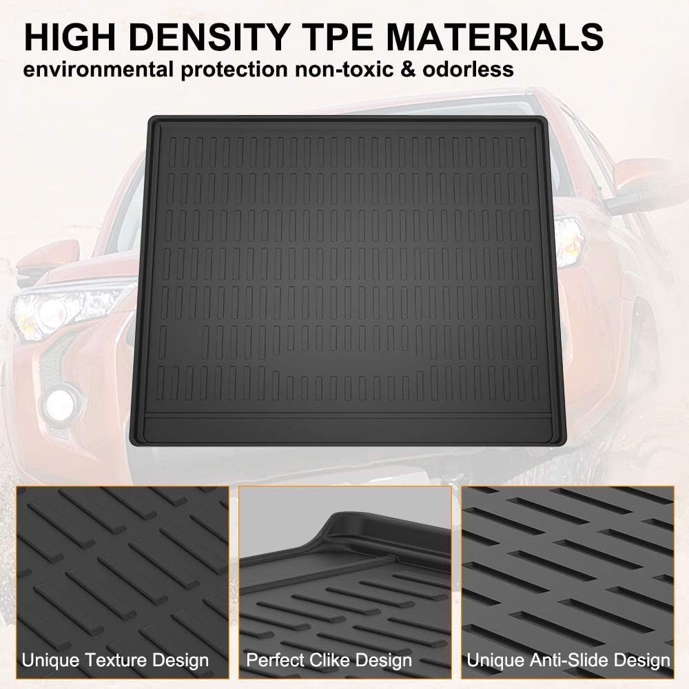 Black TPE Cargo Trunk Mat for Toyota 4Runner P787