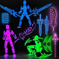 13 Action Figure Set with Weapons Accessories T425