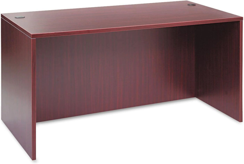 Mahogany Straight Desk Shell Q578047