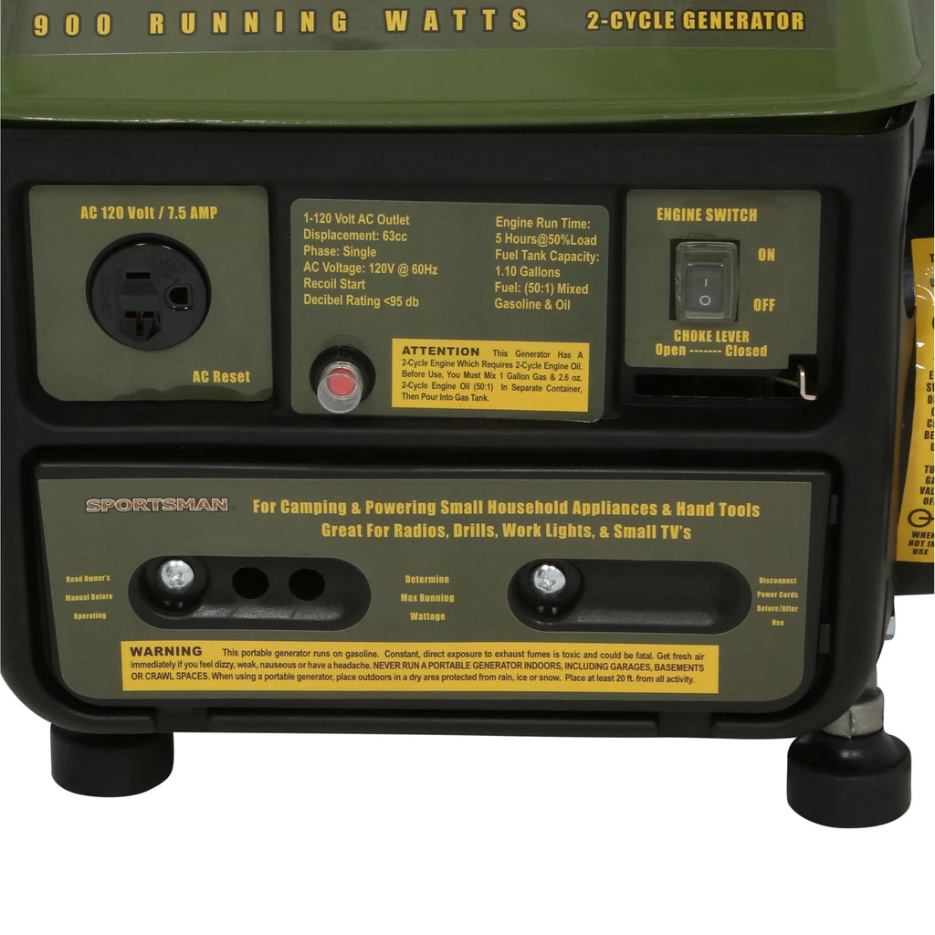 1000-Watt 2-Cycle Generator O751