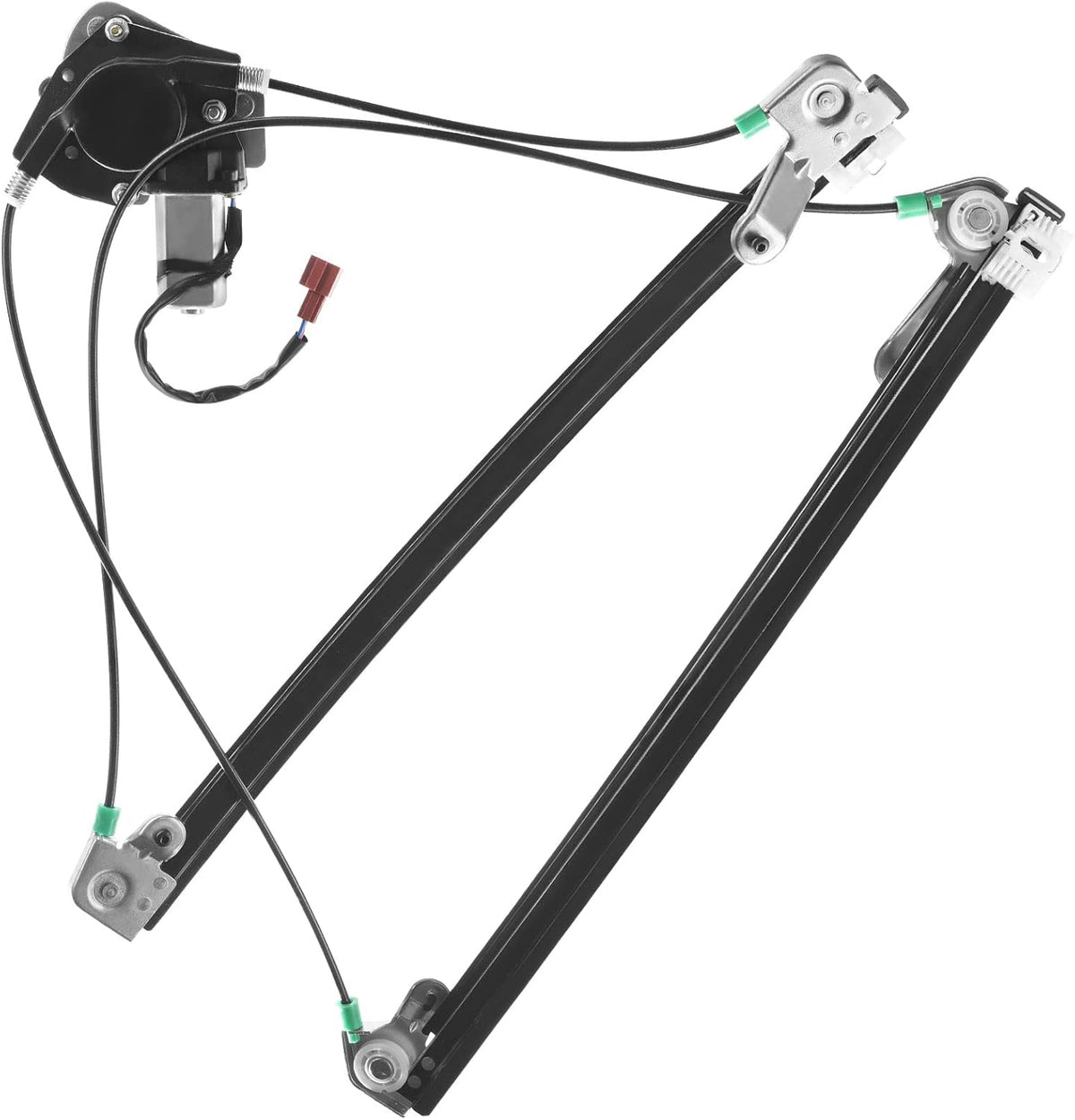 Power Window Regulator and Motor Assembly Front Right Passenger Side Pack of 2 H341