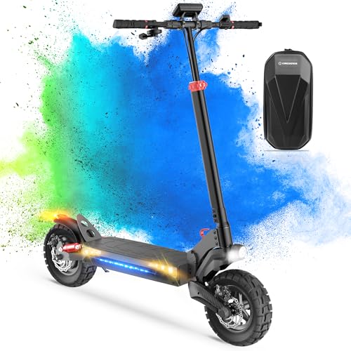 Electric Scooter with 800W Motor, 10'' Off Road Tires, Turn Signals & Storage Bag R179991