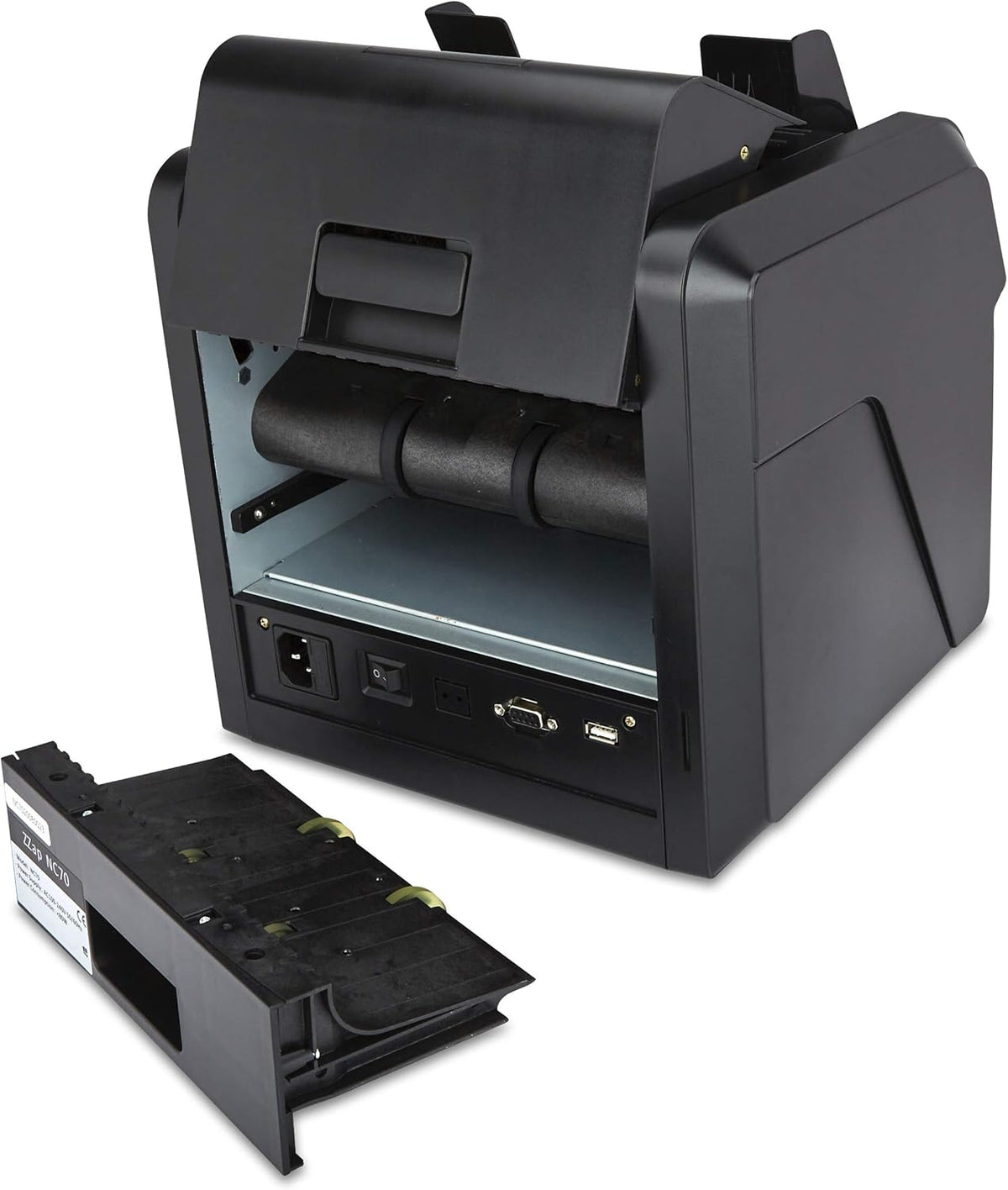 Mixed Denomination Bill Counter 2 Pocket Sorter Counterfeit Detector R82571