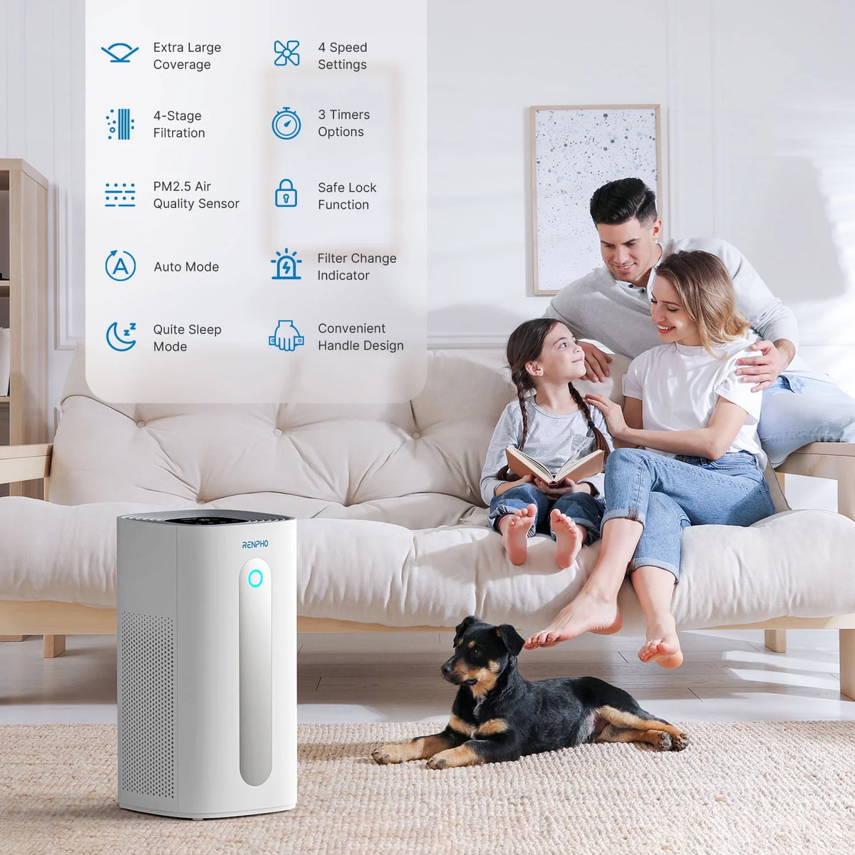 True HEPA Air Purifier White A205