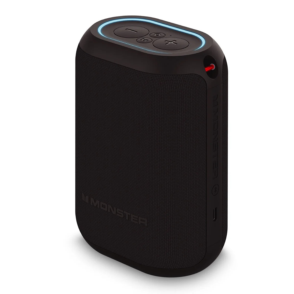 Waterproof Portable Bluetooth Speaker with Wireless Charging Base Black H9395