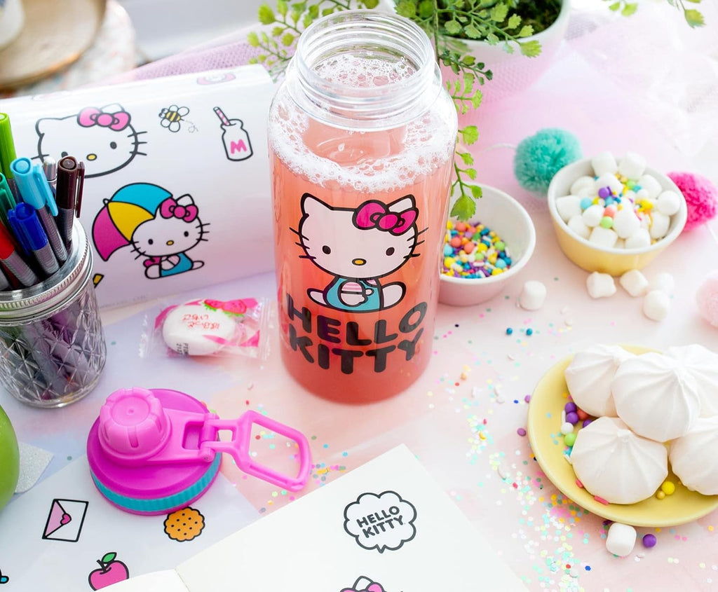 32-Ounce Water Bottle And Sticker Set K828