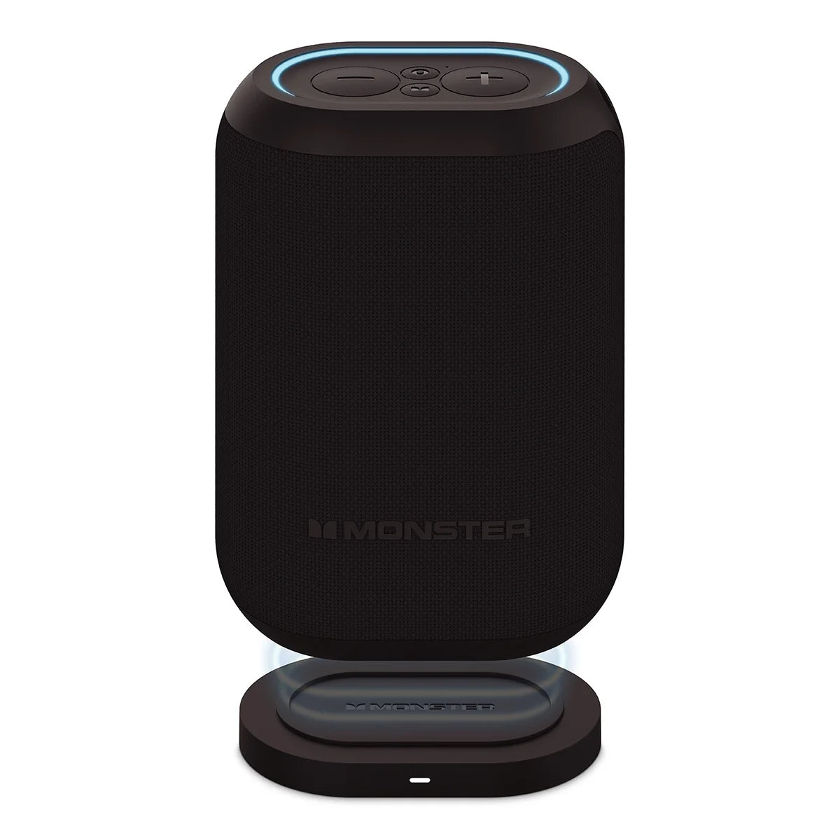 Waterproof Portable Bluetooth Speaker with Wireless Charging Base Black H9395