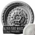 11 1/2x22OD x 1x22P Ultra Pure White Ceiling Medallion R729