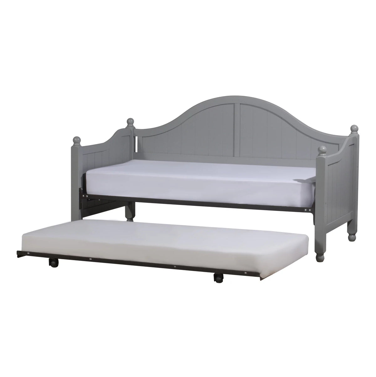 Gray Wood Daybed with Trundle E935161