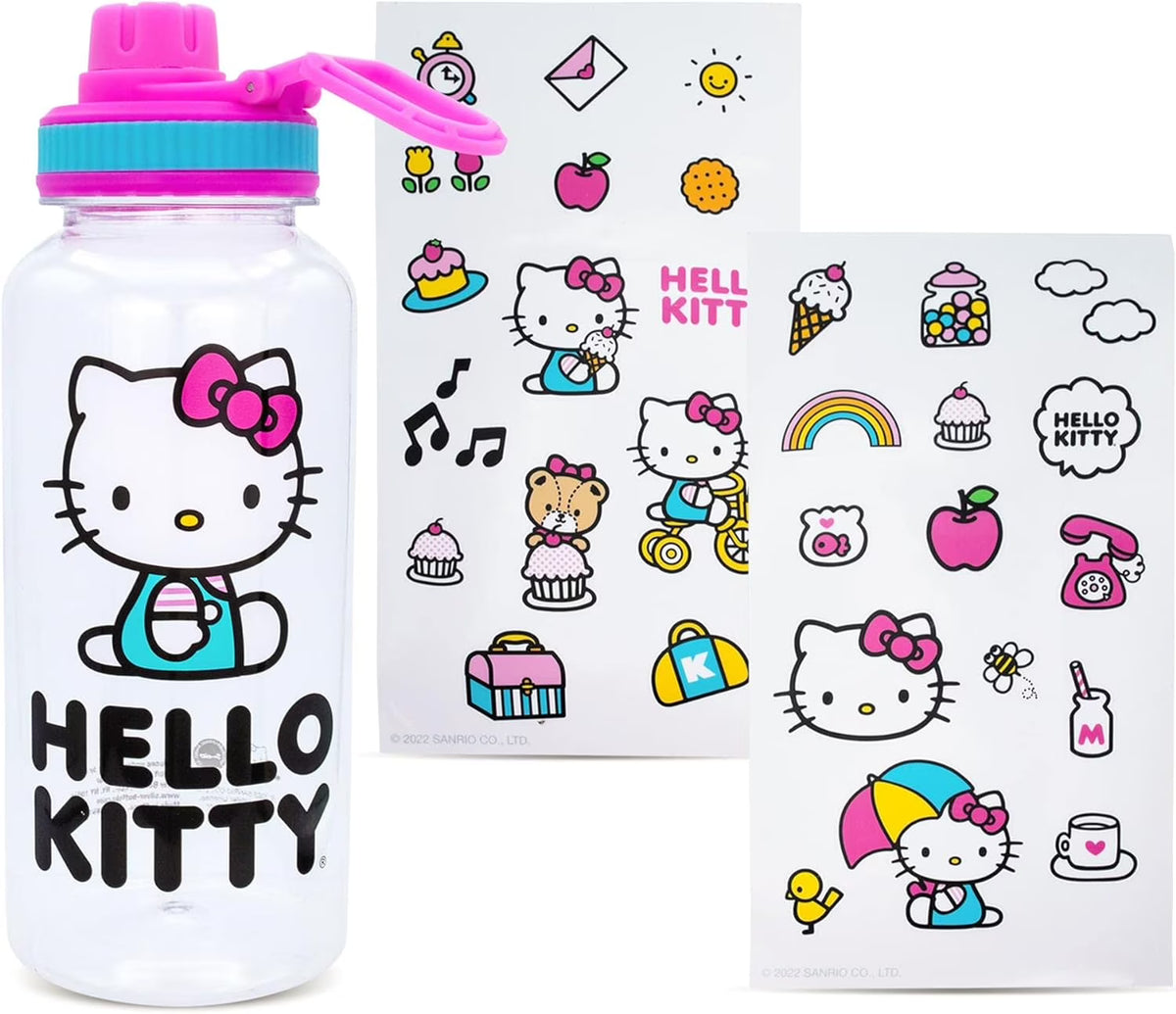 32-Ounce Water Bottle And Sticker Set K828