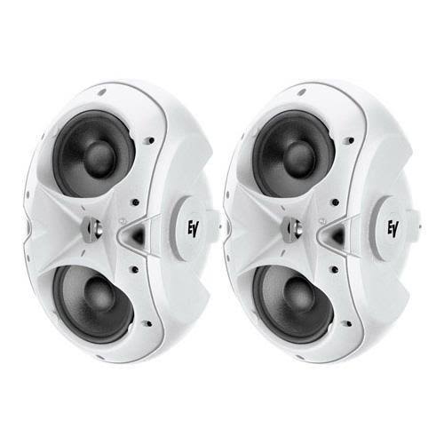 White 2-way Speaker Pair H2016