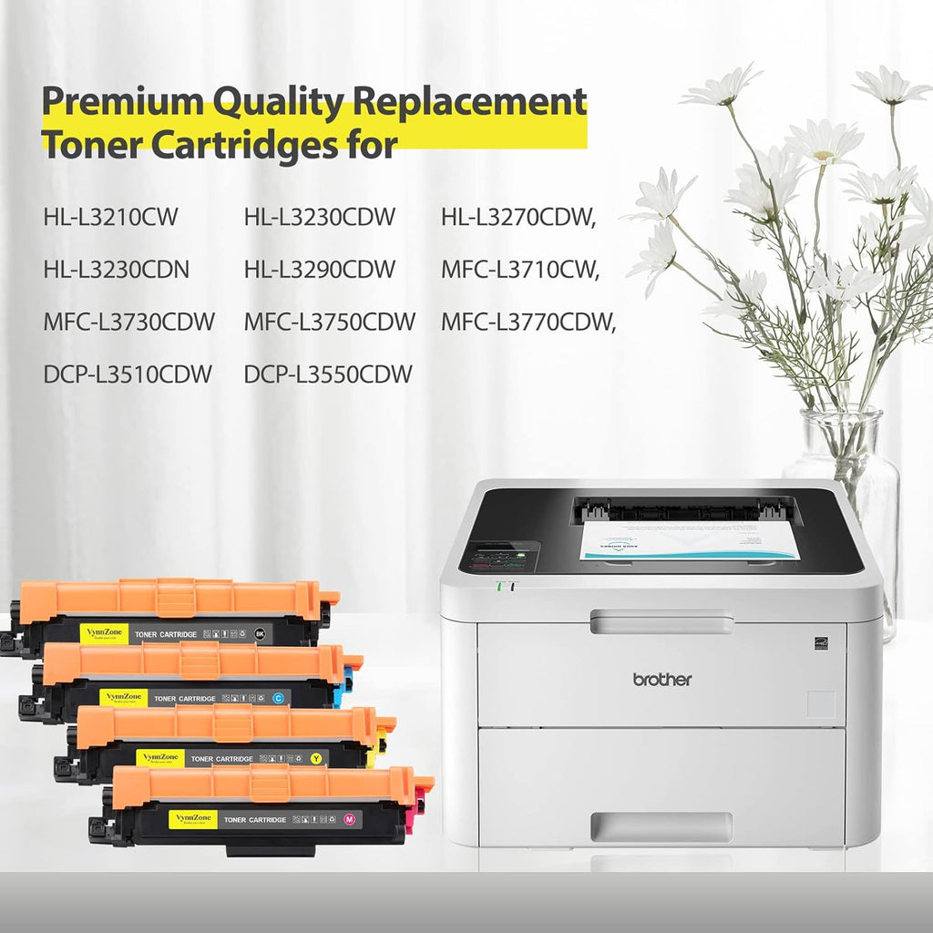 Toner Cartridge 4 Pack Black Cyan Magenta Yellow L6552