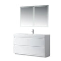 60 in. White Bathroom Vanity with Single Basin Top Q902