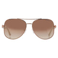 Caramel Silver Flash Pilot Sunglasses A5606