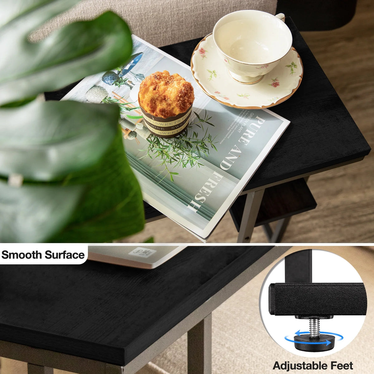 C Shaped End Table Z39903
