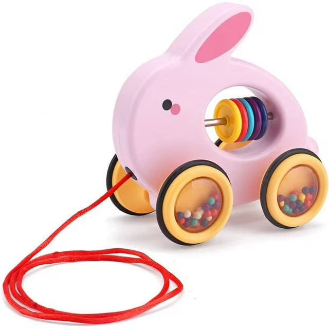 Pull Along Rolling Animal Toy (Rabbit) F341823
