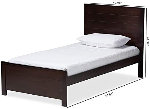 Twin Platform Bed in Espresso D107993