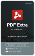 Professional PDF Editor - 1 PC/1 User /1 Year License Pack of 2 P271