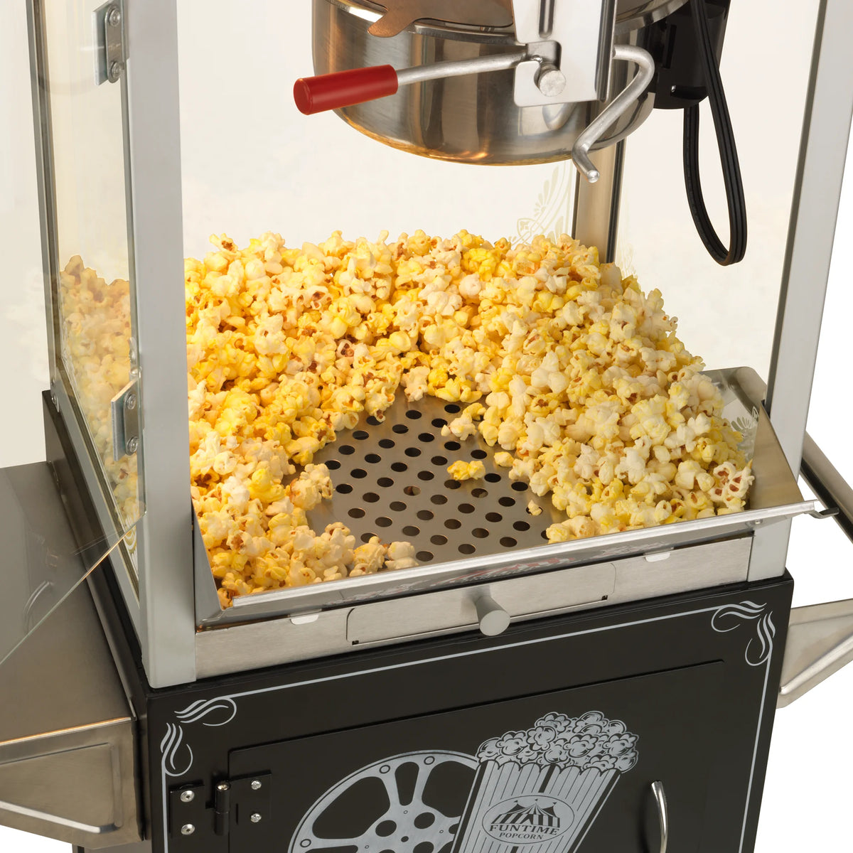 Commercial Popcorn Machine with Cart C3502