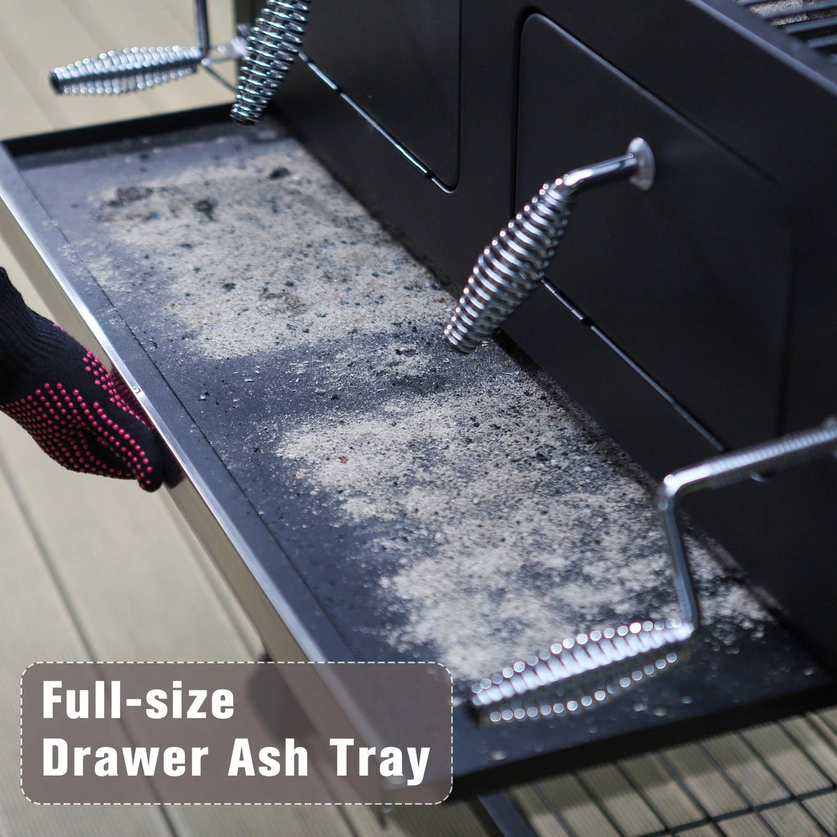 34-inch Portable Charcoal BBQ Grill Z805293