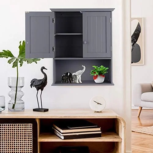 Wall Mounted Bathroom Cabinet with Double Doors L4598