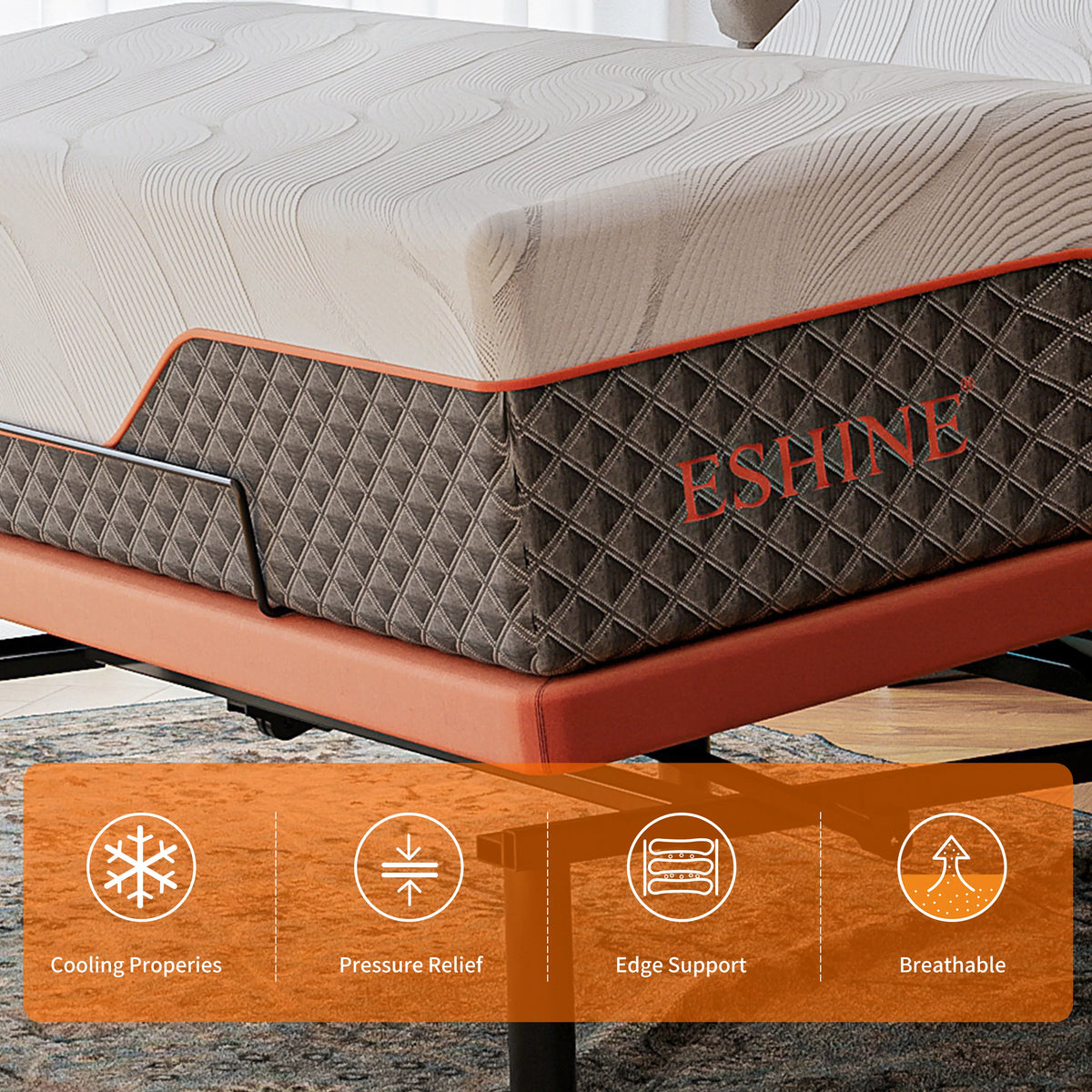 14 inch Memory Foam Hybrid Mattress Queen M480408